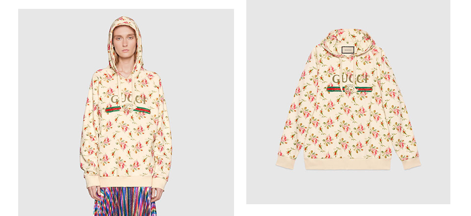 floral gucci hoodie